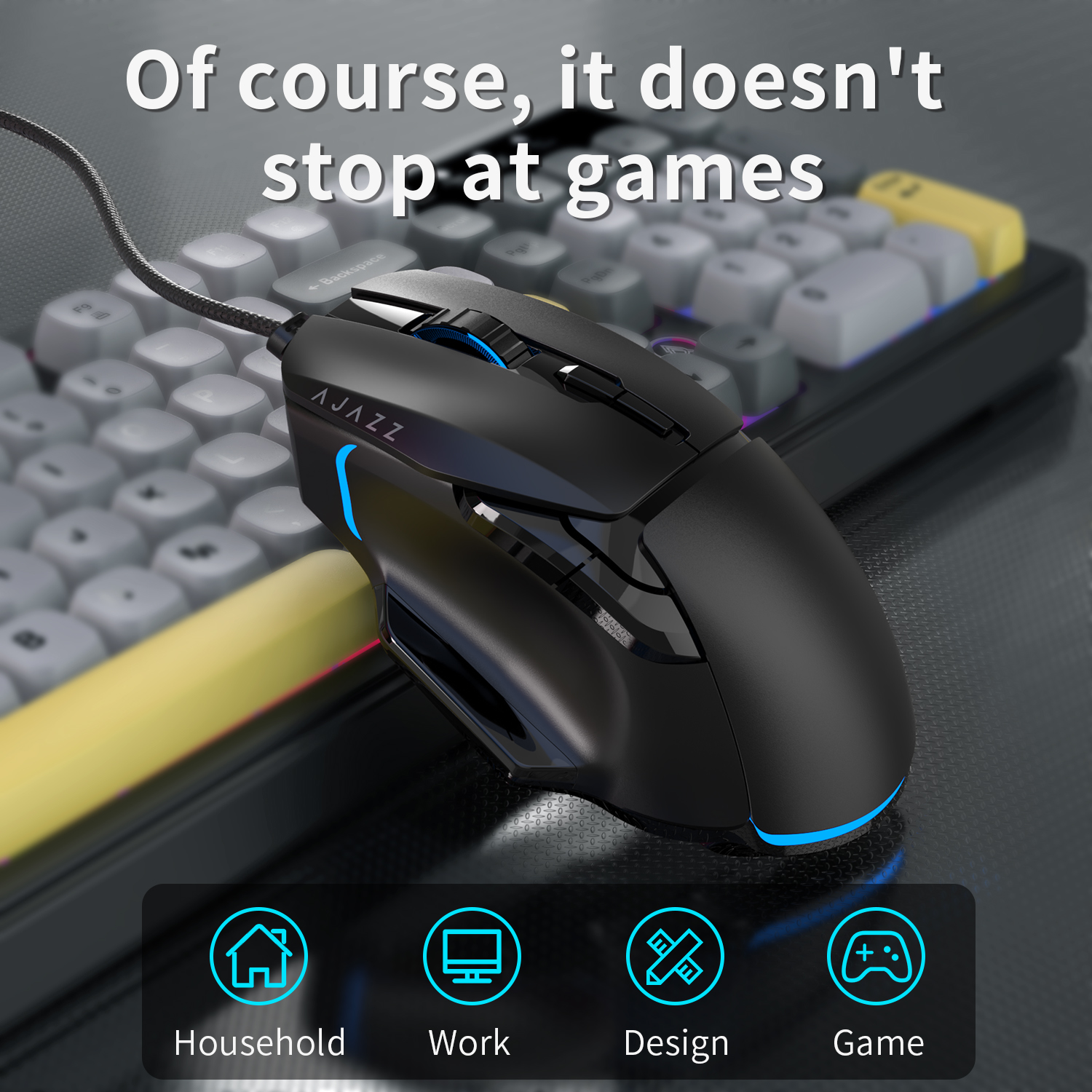 AJAZZ AT120 Bundle: Gaming Key - مراجعة Gaming Headset Rgb وسعره