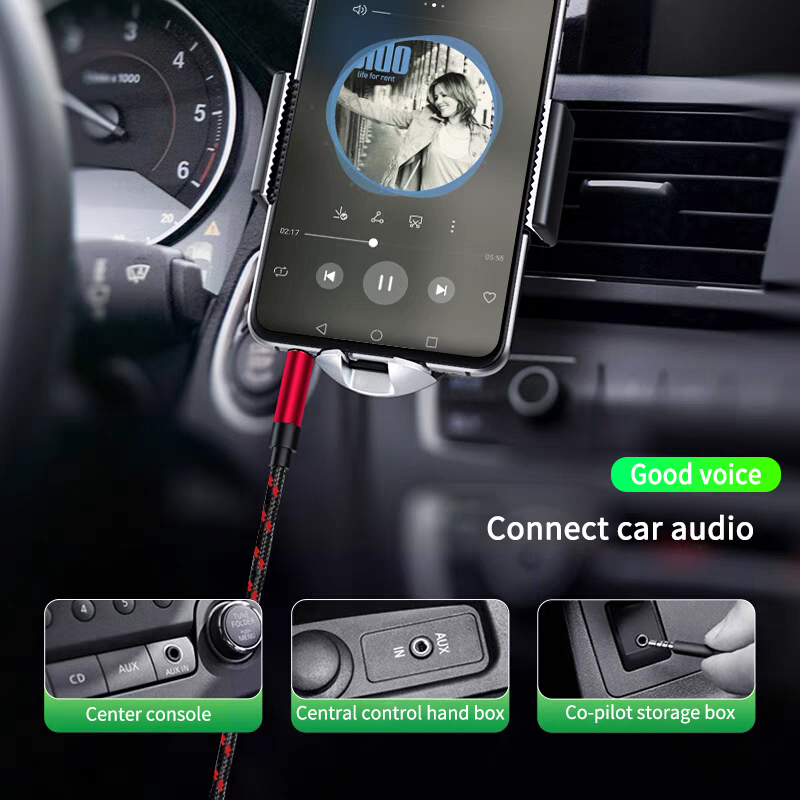 3.5mm Jack Extension Audio Cab - مراجعة Earphone Splitter Jack وسعره
