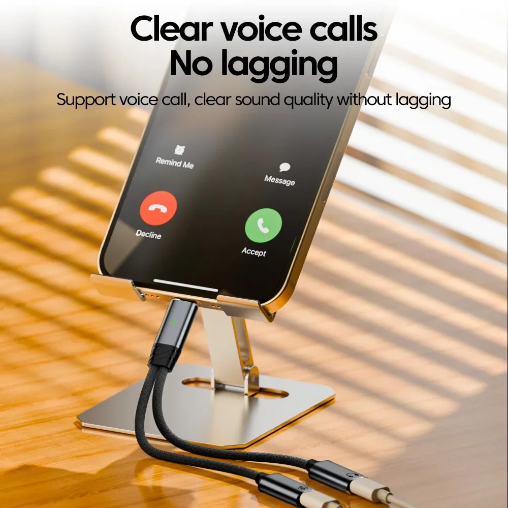 USB C Splitter 2 in 1 Headphon - مراجعة Earphone Splitter Jack وسعره