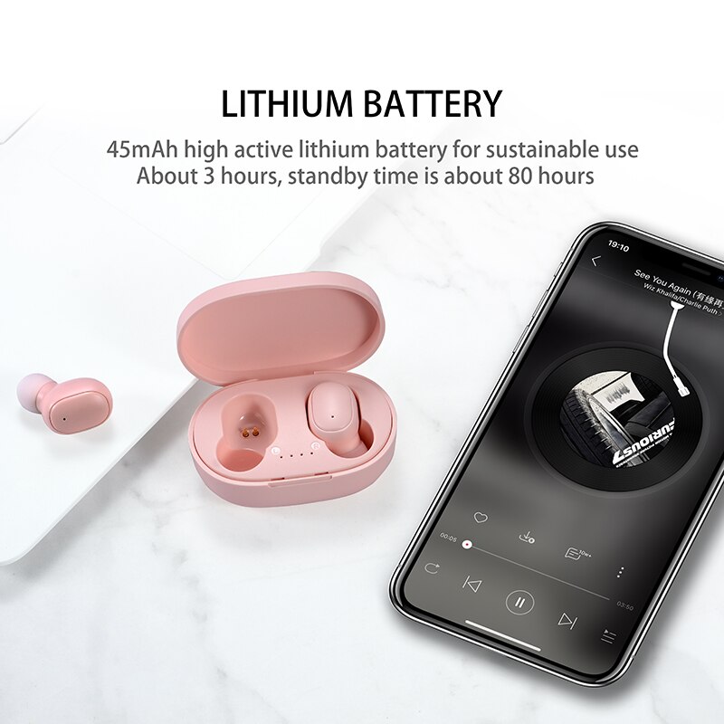 A6S TWS Earphones Wireless Blu - مراجعة Wireless Earbuds Tws وسعره