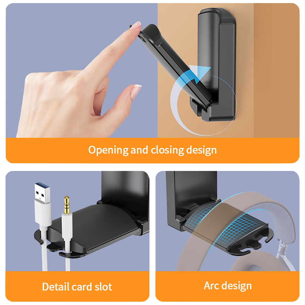 Folding Headset Stand Holder G - مراجعة Headphone Stand Desk وسعره