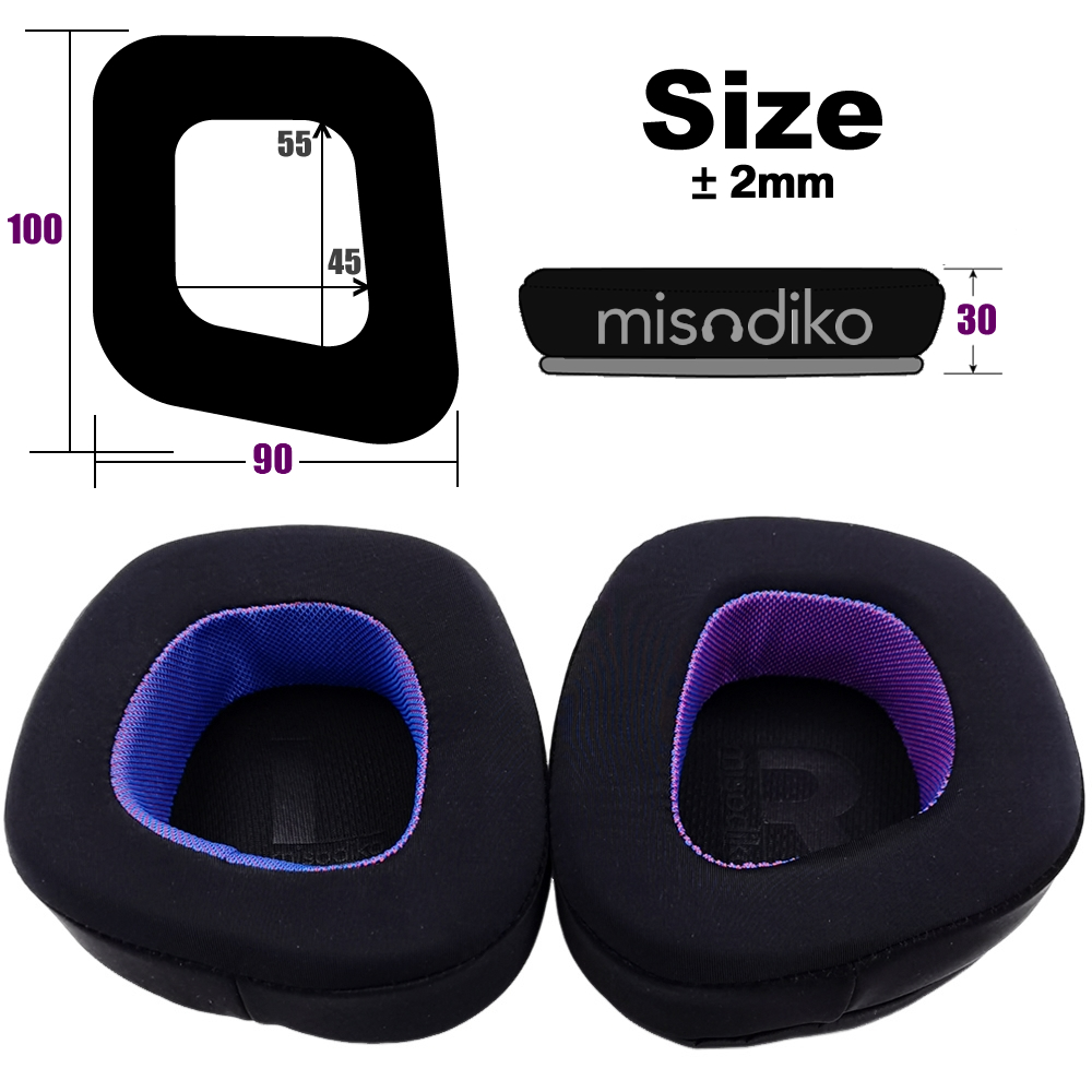 misodiko Upgraded Earpads Repl - مراجعة Gaming Headset Rgb وسعره