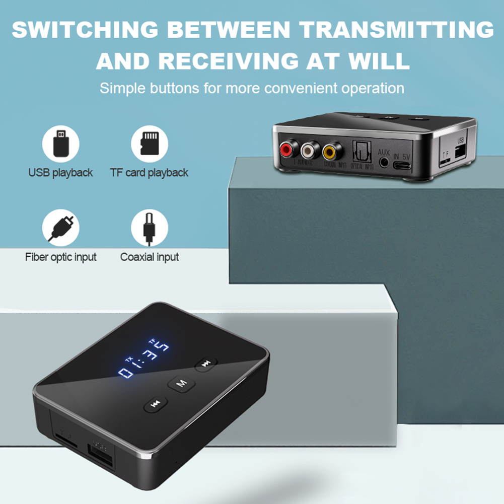 BT 5.4 Transmitter Receiver wi - مراجعة Bluetooth Adapter Receiver وسعره