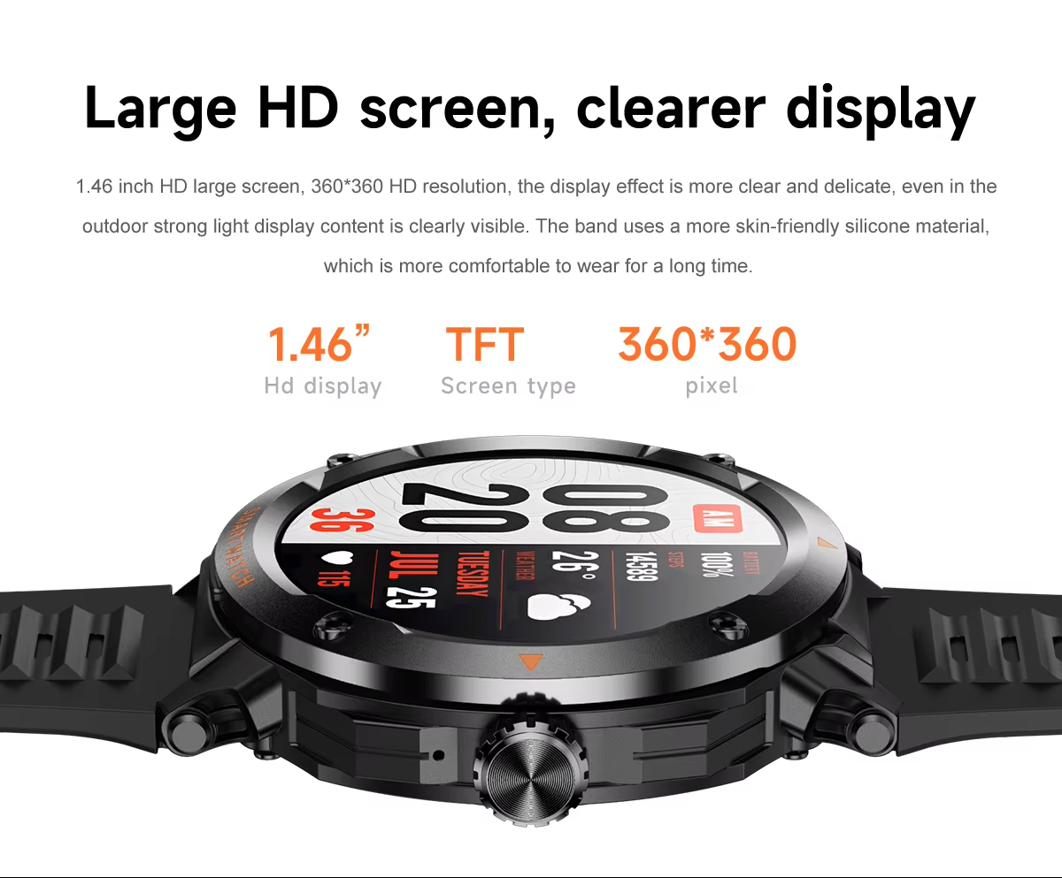 NFC Smart Watch Wireless Earph - مراجعة Earbuds Charging Case وسعره