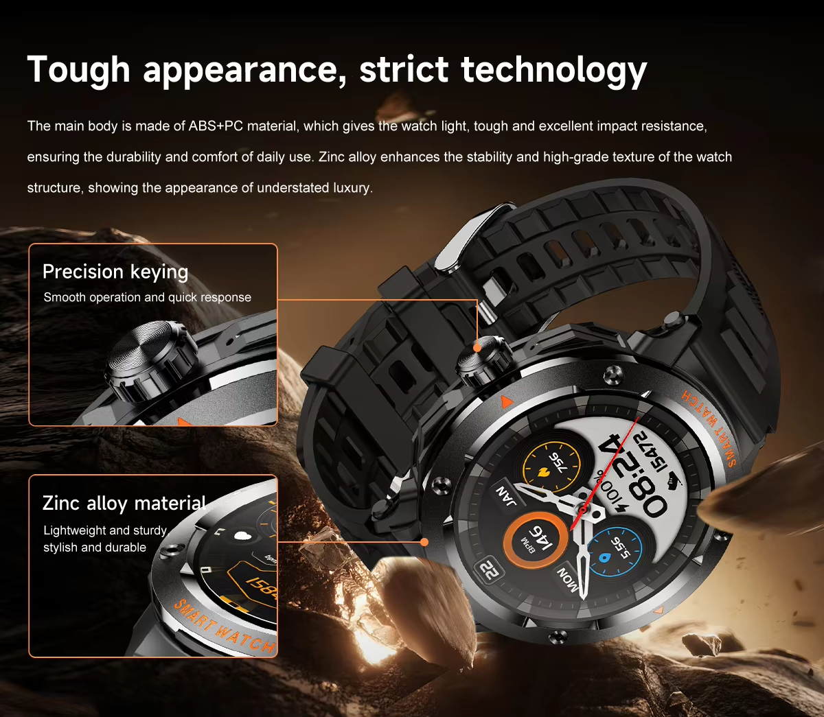 NFC Smart Watch Wireless Earph - مراجعة Earbuds Charging Case وسعره