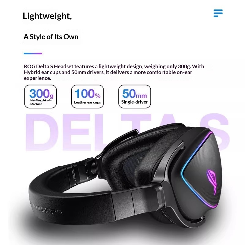 ROG Prism Lightweight Over-Ear - مراجعة Gaming Headset Rgb وسعره
