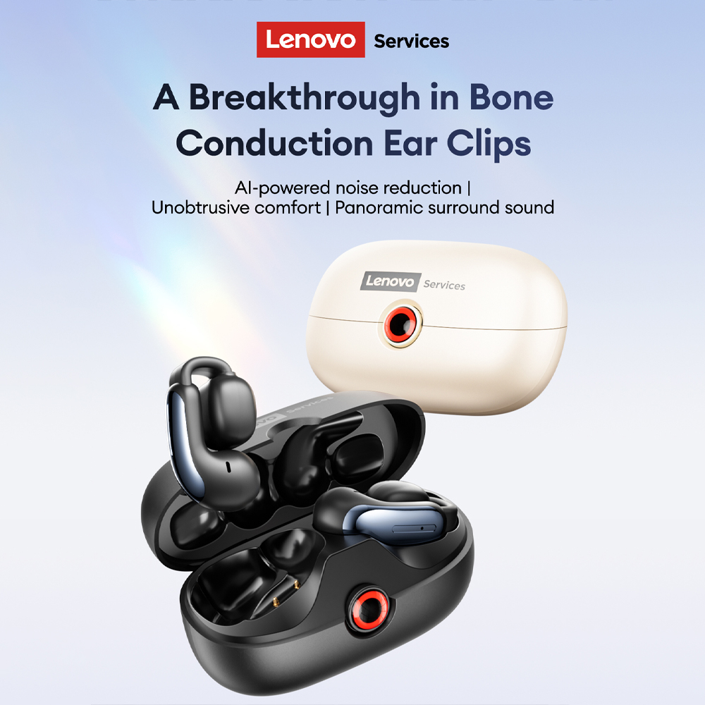 Lenovo LES-108 Bone Conduction - مراجعة Wireless Earbuds Tws وسعره