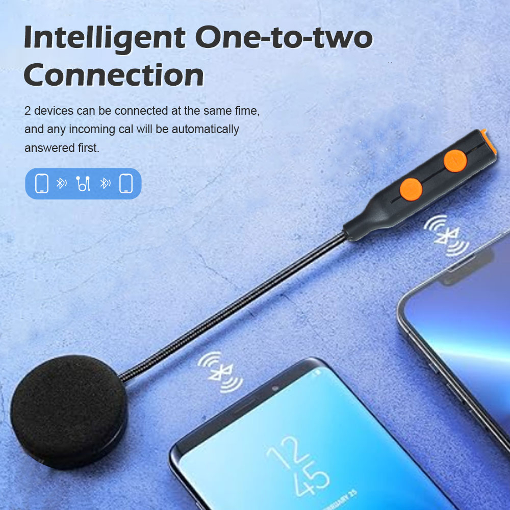 Kihous Single Ear Motorcycle H - مراجعة Bluetooth Headset On Ear وسعره