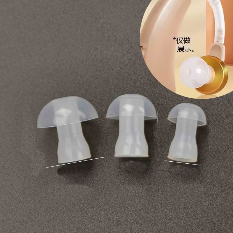 100pcs  Ear Cap Cushion for He - مراجعة Silicone Ear Tip Replacement وسعره