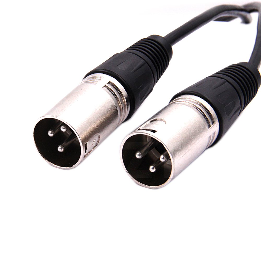 30cm 3 Pin XLR FEMALE Jack To  - مراجعة Audio Splitter Y وسعره