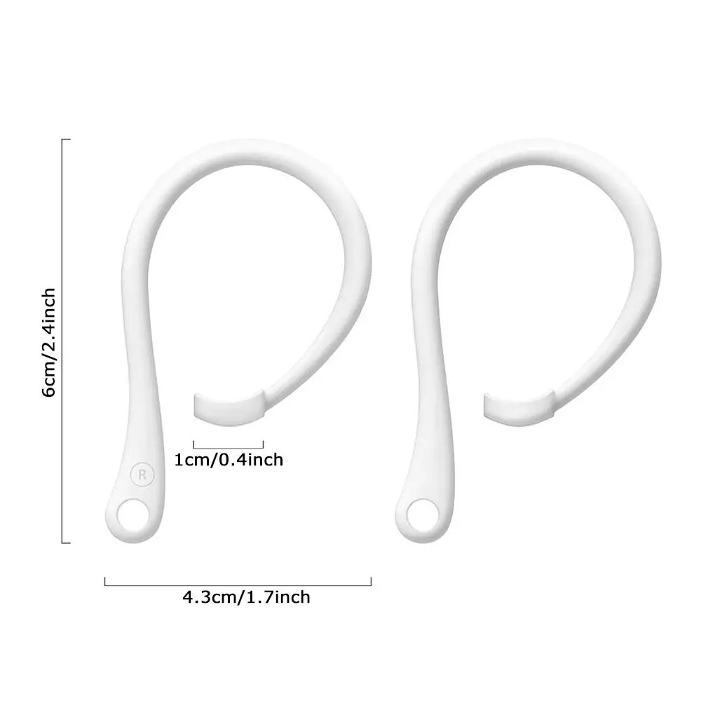 1 Pairs Anti-lost Earhooks for - مراجعة Sports Earphone Hook وسعره