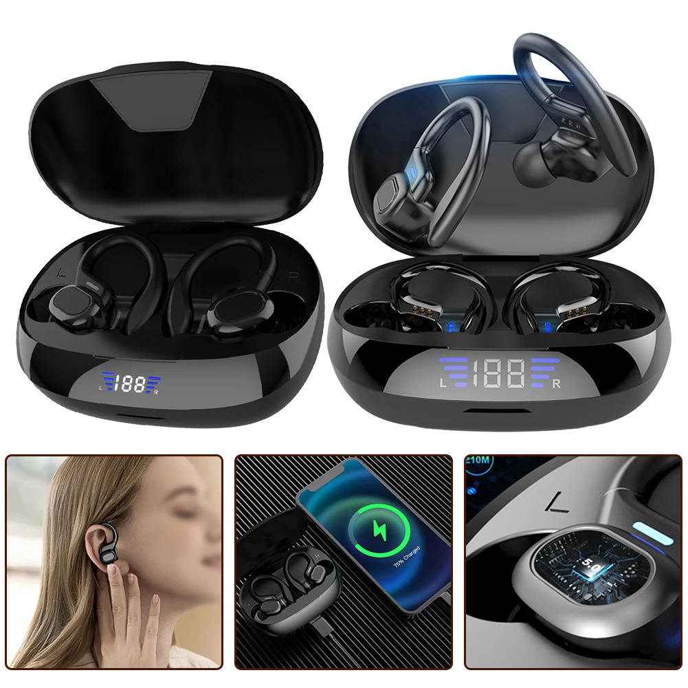 VV2 TWS Bluetooth Earphones Wi - مراجعة Sports Earphone Hook وسعره