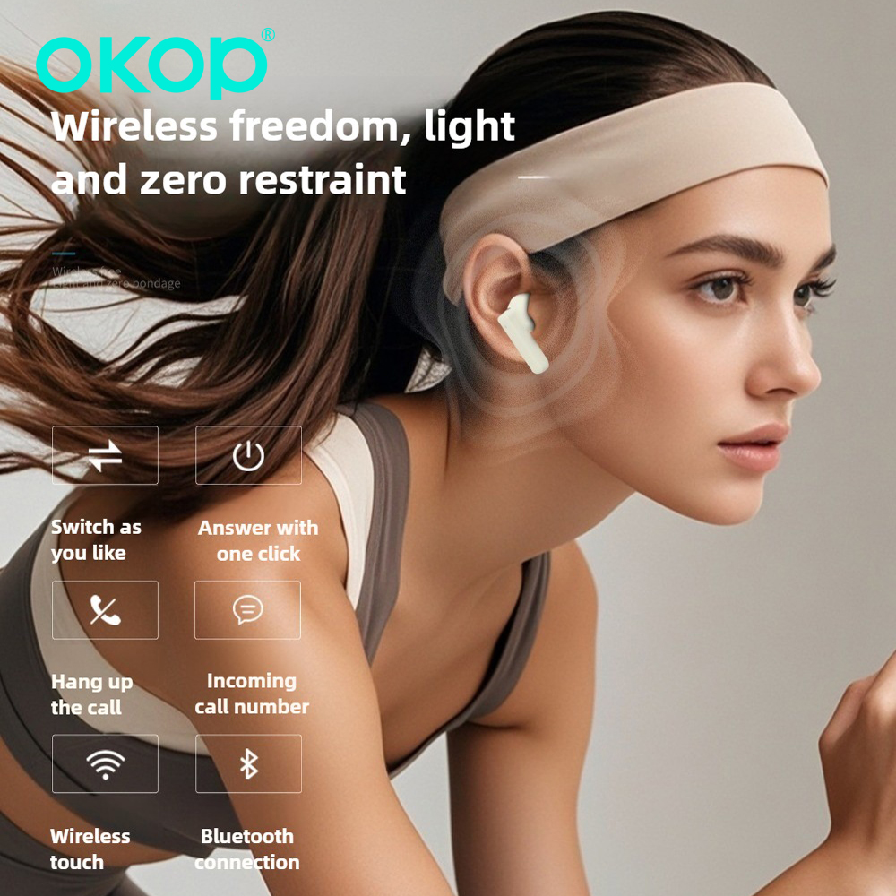 OKOP AI Headset,Wireless Bluet - مراجعة Usb C Earphone وسعره