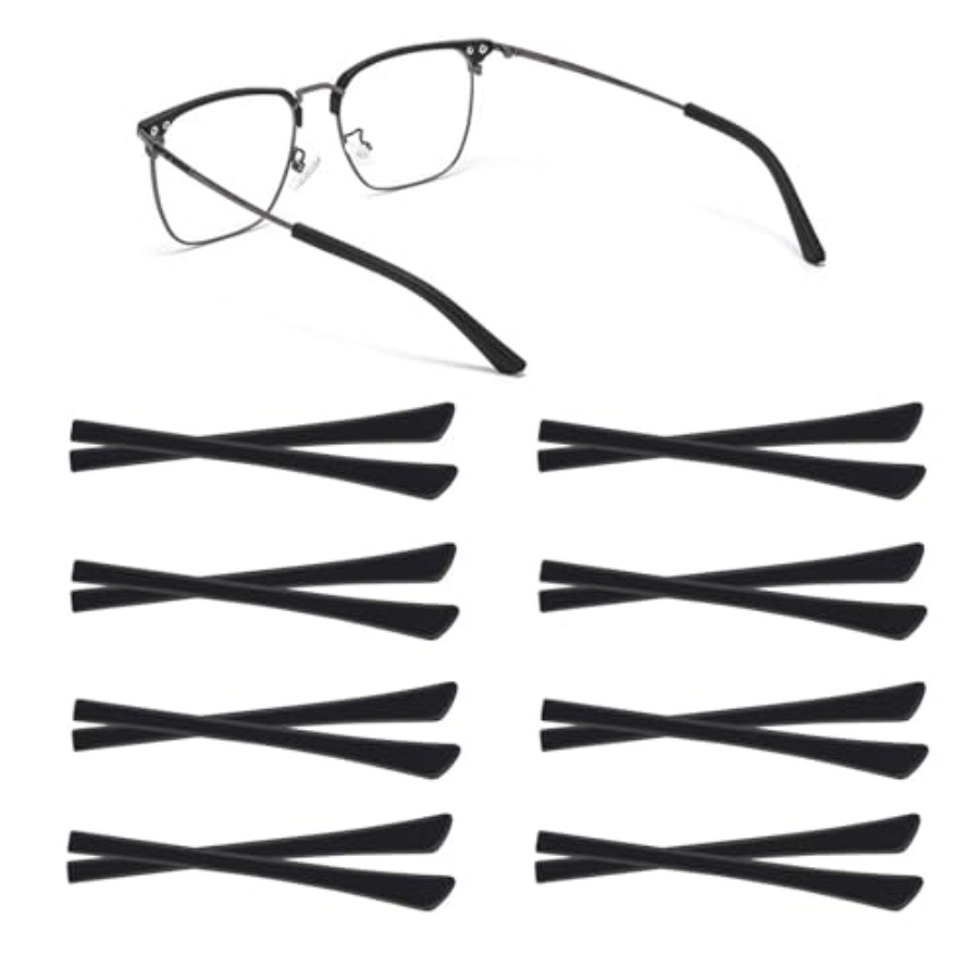 8 Pairs Eyeglass End Tips Ear  - مراجعة Silicone Ear Tip Replacement وسعره