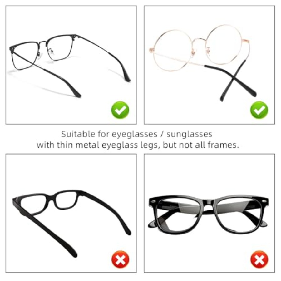 8 Pairs Eyeglass End Tips Ear  - مراجعة Silicone Ear Tip Replacement وسعره