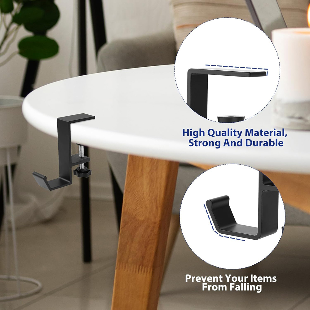 Aluminum Alloy Headphone Hook  - مراجعة Headphone Stand Desk وسعره