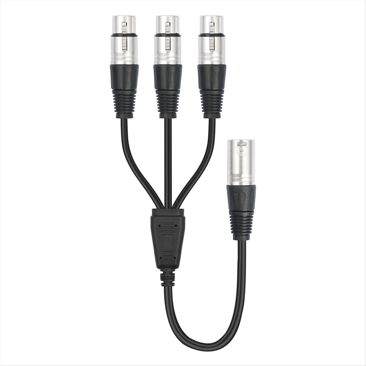 (PQWN) 3Pin XLR Male to 3 Fema - مراجعة Audio Splitter Y وسعره
