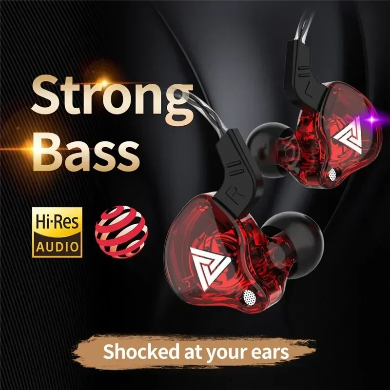 Original QKZ AK6 Copper Driver - مراجعة Audiophile Headphone Wired وسعره