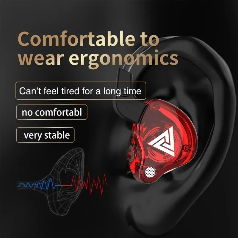 Original QKZ AK6 Copper Driver - مراجعة Audiophile Headphone Wired وسعره