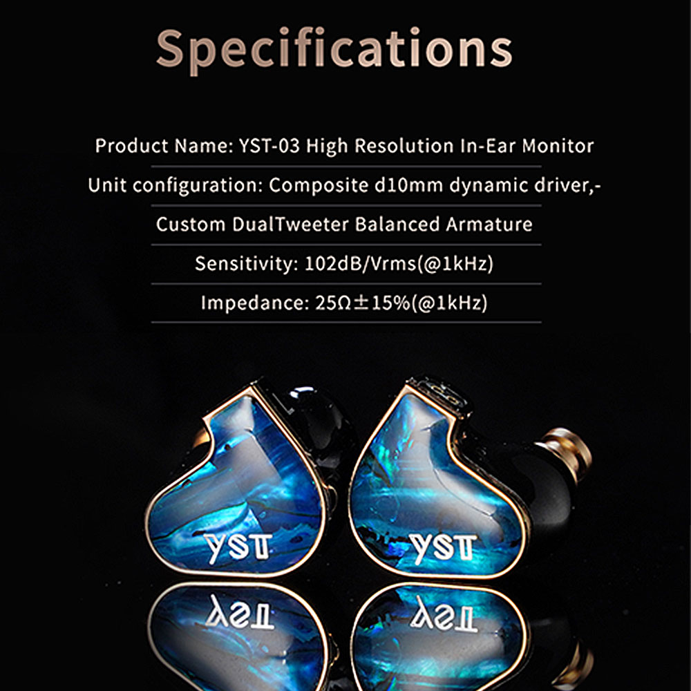 Clearance YST03 JIAO In Ear Ea - مراجعة In Ear Monitor Iem وسعره