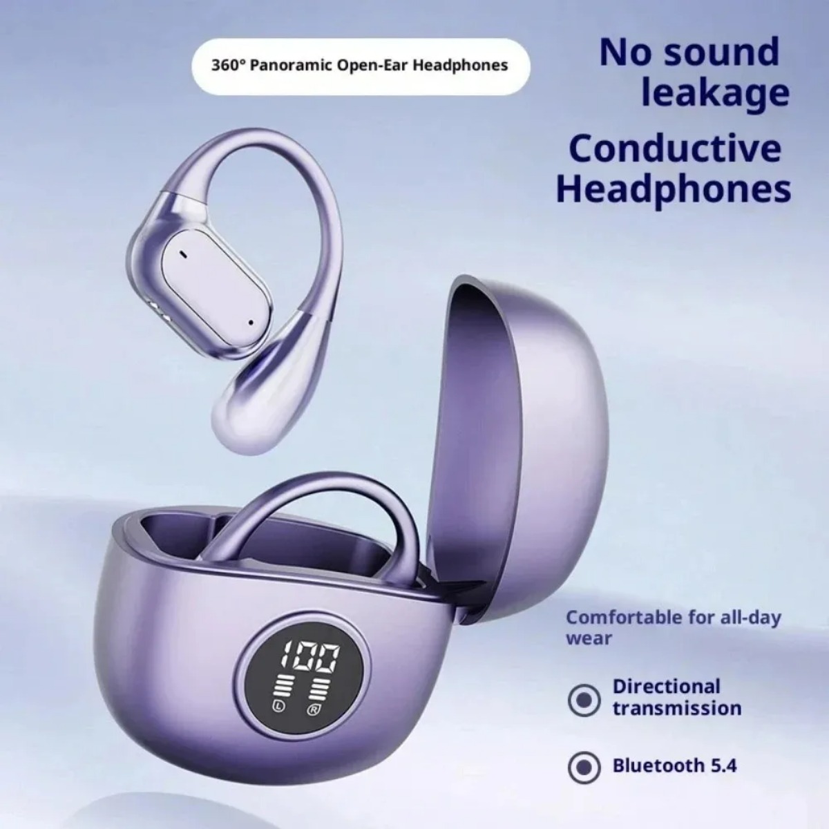Lenovo Bluetooth 5.4 Ear Hook  - مراجعة Wireless Earbuds Tws وسعره
