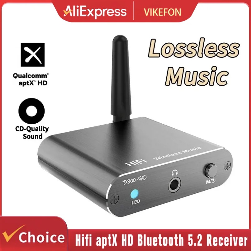Qualcomm aptX HD Bluetooth V5. - مراجعة Bluetooth Adapter Receiver وسعره