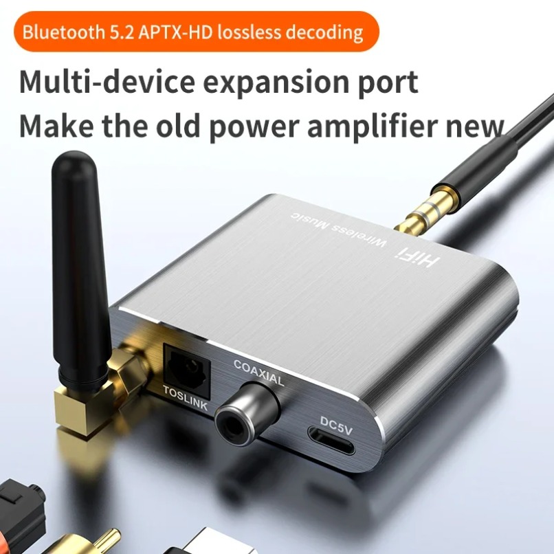 Qualcomm aptX HD Bluetooth V5. - مراجعة Bluetooth Adapter Receiver وسعره
