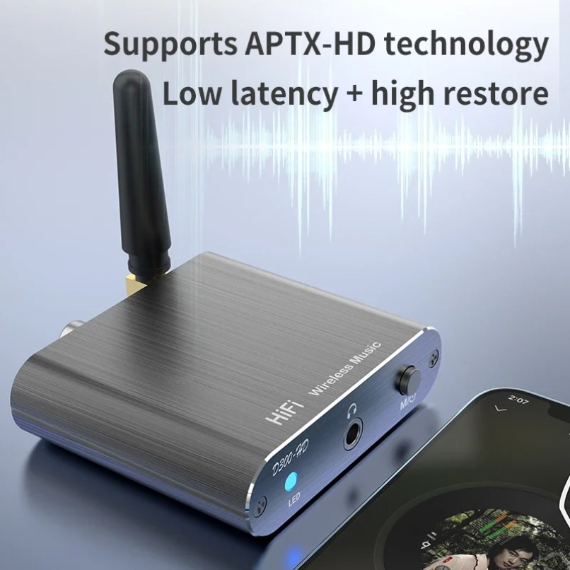 Qualcomm aptX HD Bluetooth V5. - مراجعة Bluetooth Adapter Receiver وسعره