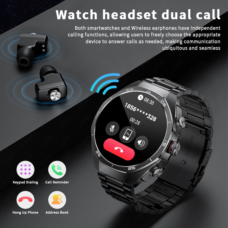 TWS Music Watches Earbuds Smar - مراجعة Earbuds Charging Case وسعره