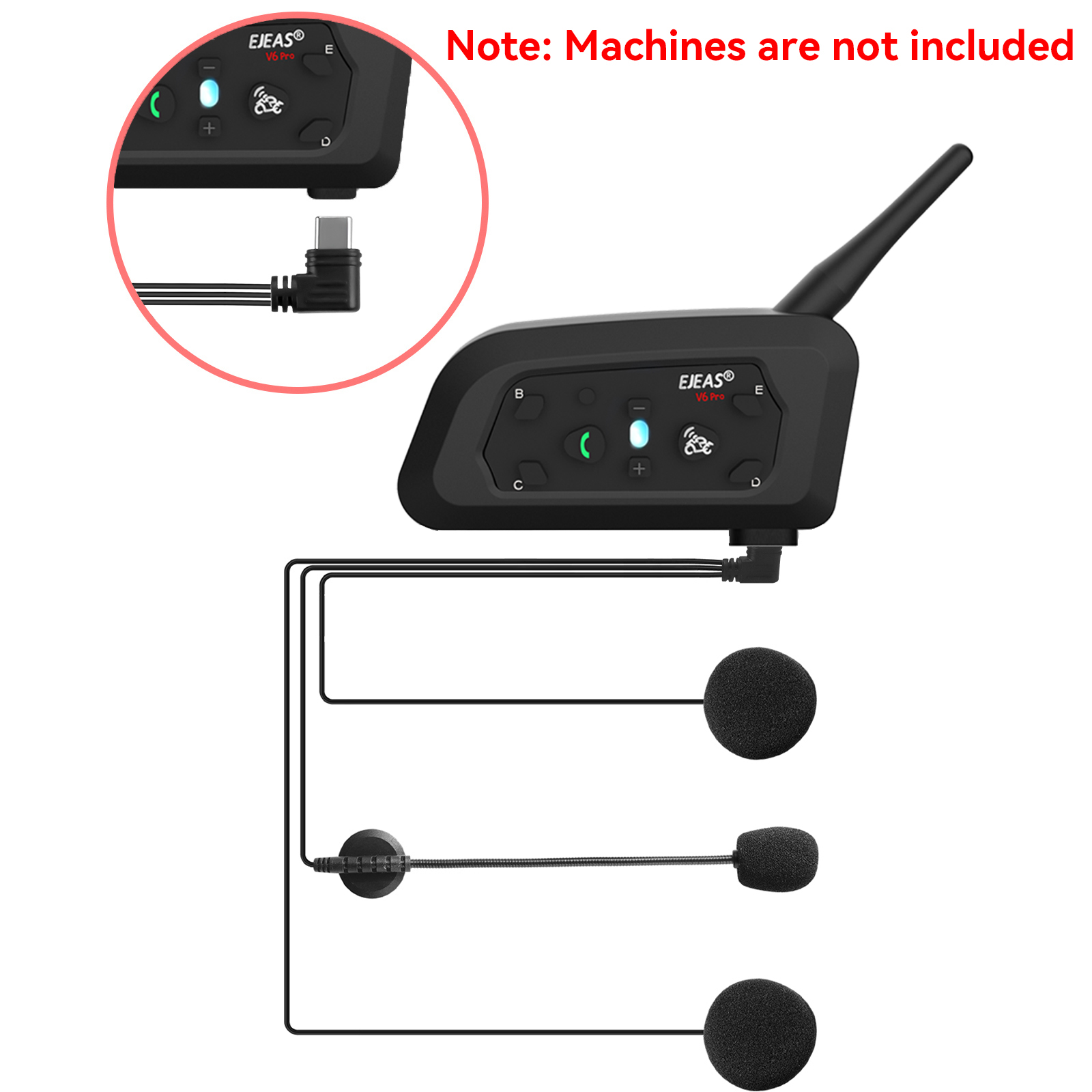 EJEAS V6 PRO+ TYPE-C Jack Micr - مراجعة Usb C Earphone وسعره