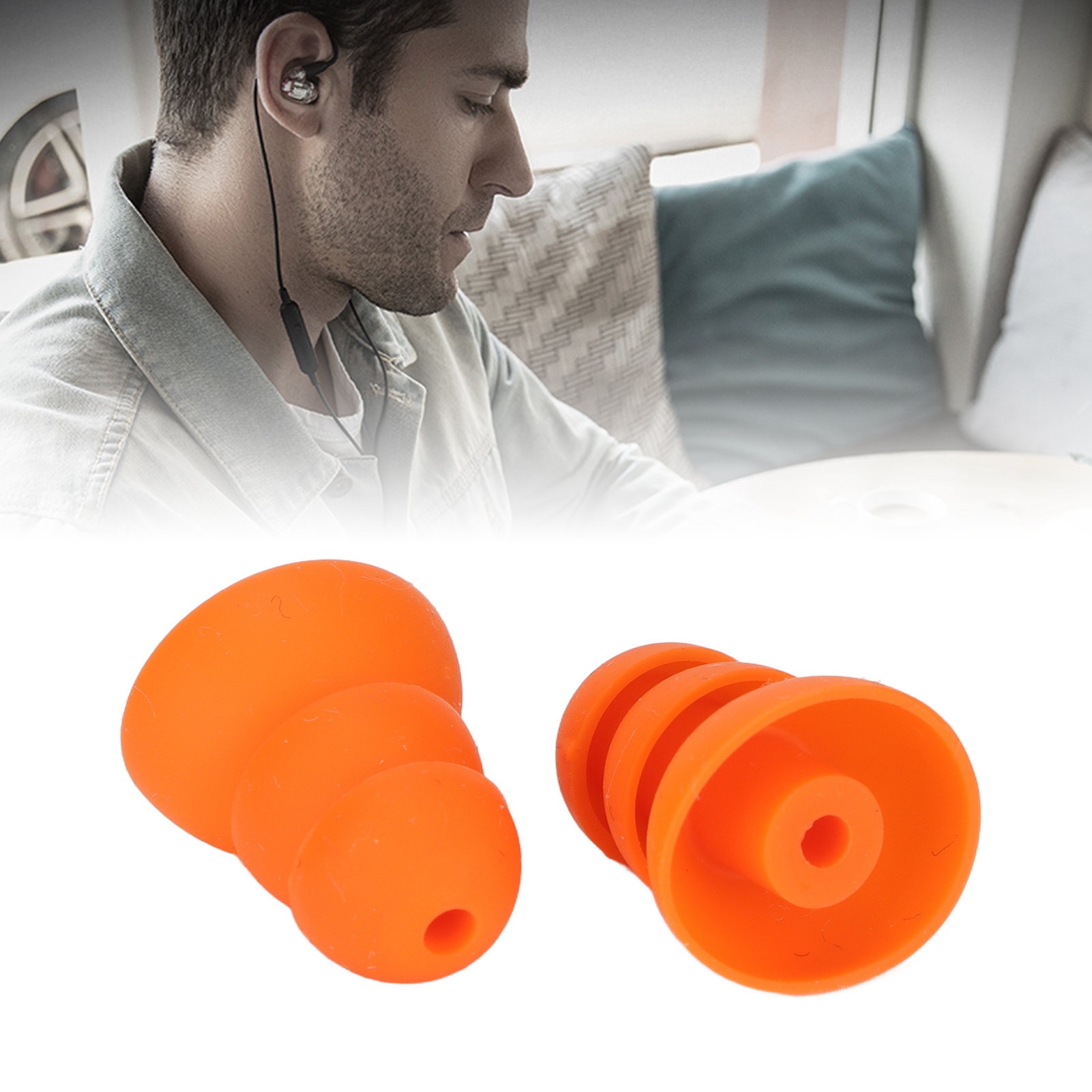 Replacement Orange Replaceable - مراجعة Silicone Ear Tip Replacement وسعره