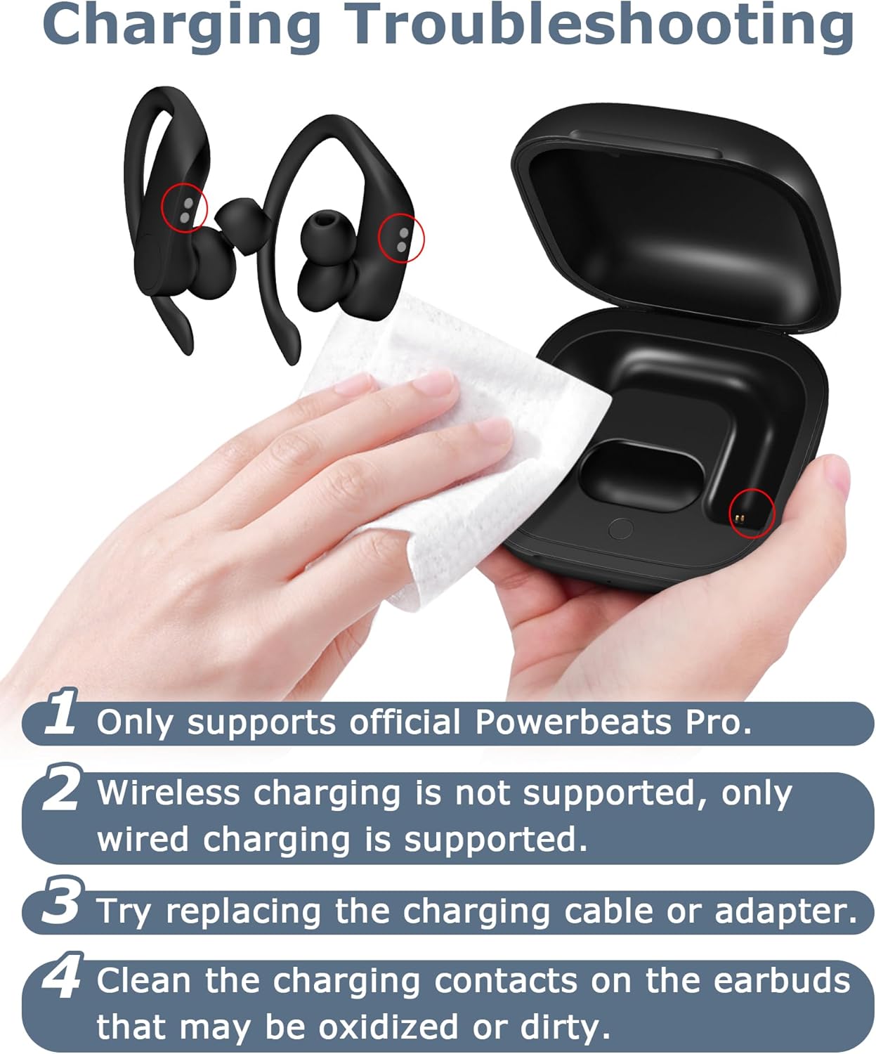 Replacement Charging Case For  - مراجعة Earbuds Charging Case وسعره