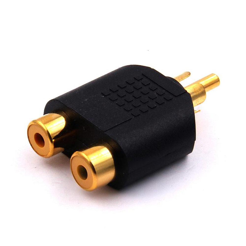 3.5mm Stereo Male To 2 RCA Fem - مراجعة Earphone Splitter Jack وسعره