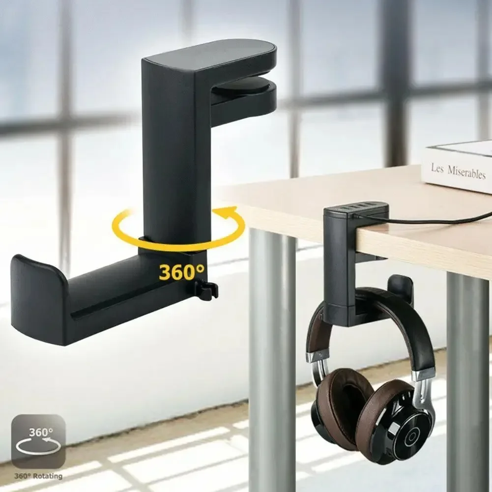 360° Rotating Headphone Stand  - مراجعة Headphone Stand Desk وسعره