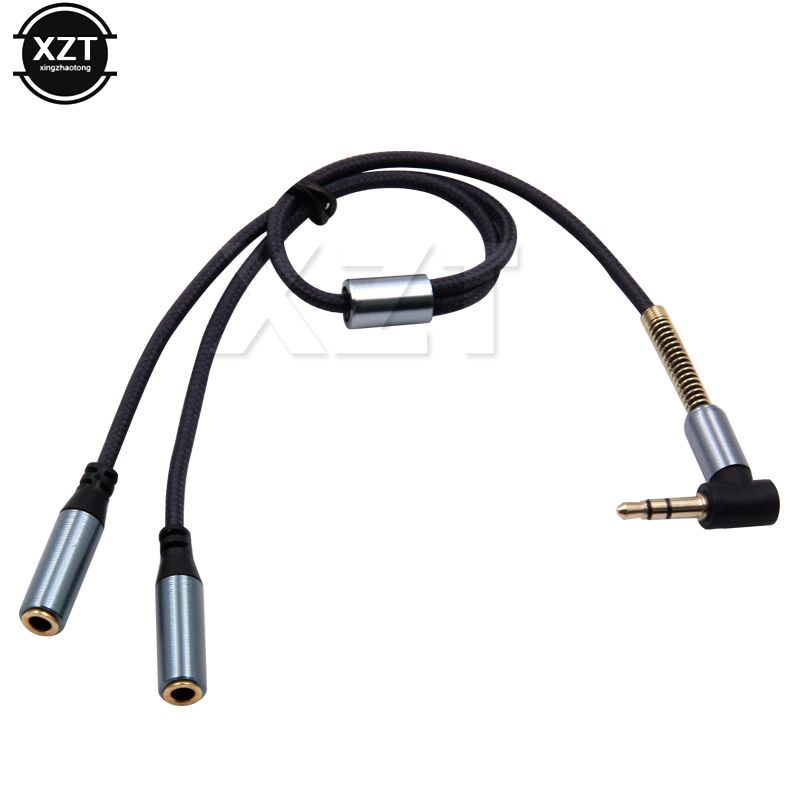3.5mm 1 To 2 Audio Aux Y Split - مراجعة Earphone Splitter Jack وسعره