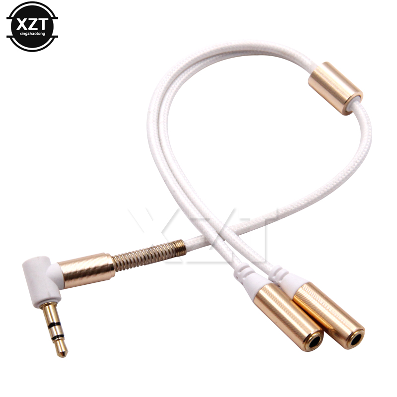 3.5mm 1 To 2 Audio Aux Y Split - مراجعة Earphone Splitter Jack وسعره