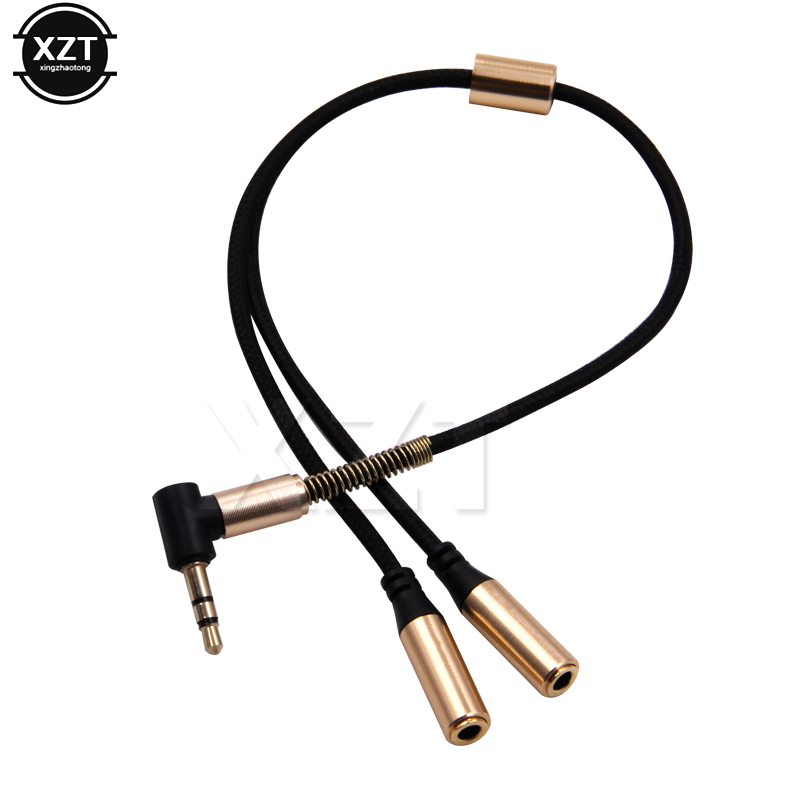 3.5mm 1 To 2 Audio Aux Y Split - مراجعة Earphone Splitter Jack وسعره