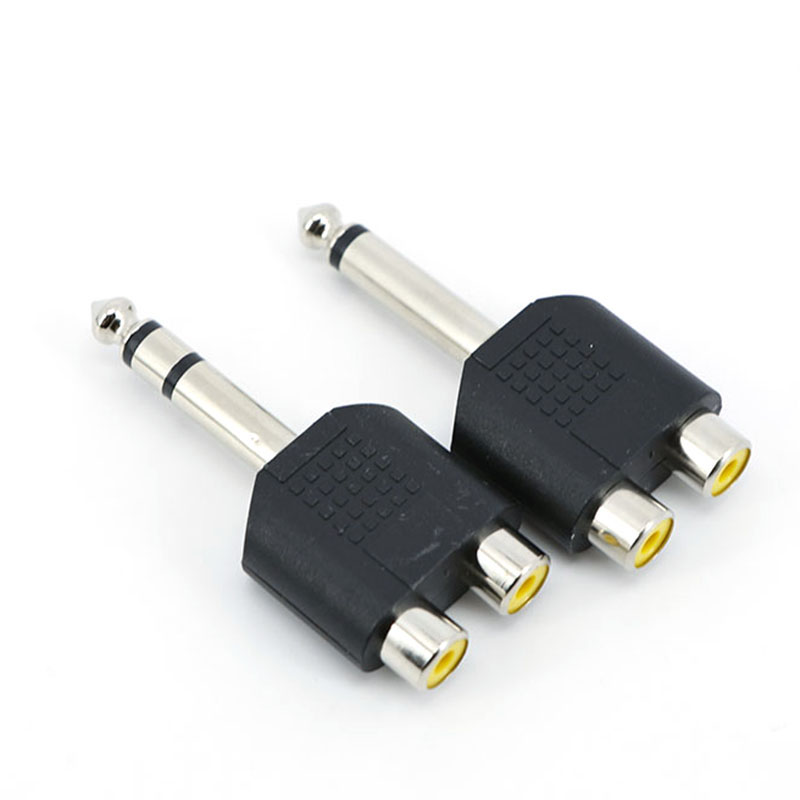 6.35mm 6.5 Audio Mono Stereo 1 - مراجعة Audio Splitter Y وسعره