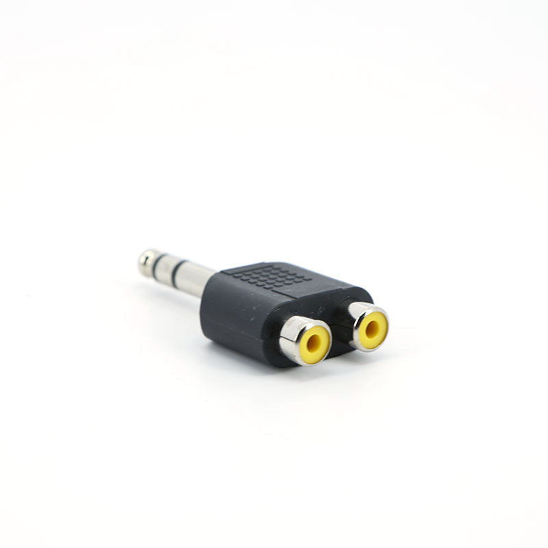 6.35mm 6.5 Audio Mono Stereo 1 - مراجعة Audio Splitter Y وسعره