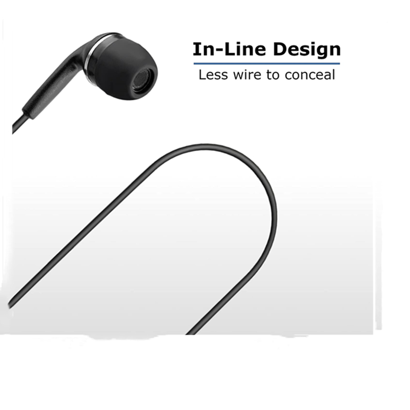 Rubber Earpiece and Mic Headse - مراجعة Wired Earphone Mic وسعره
