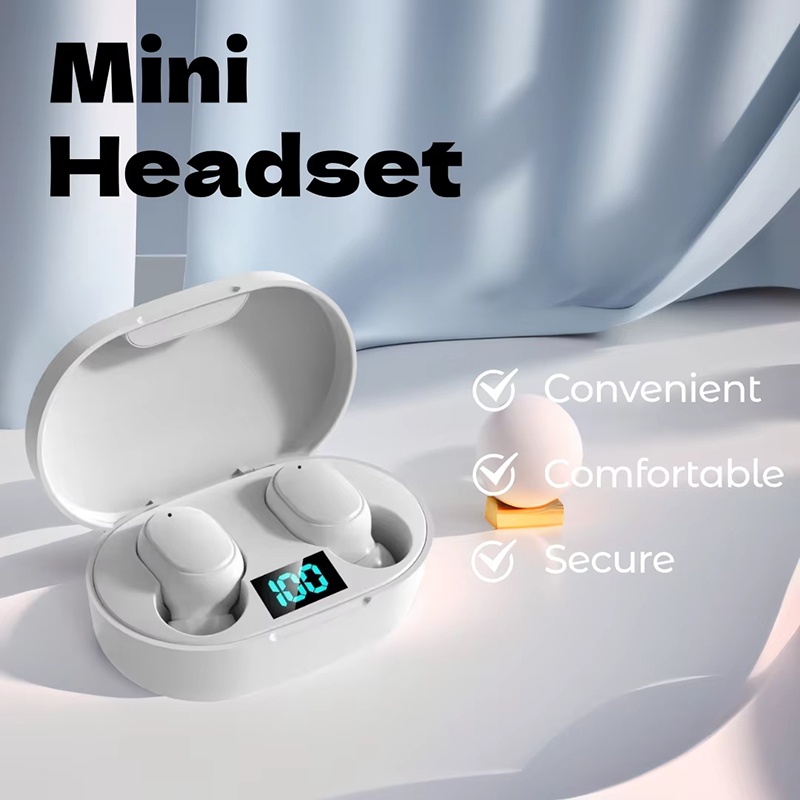 A6S TWS Earphone Wireless Blue - مراجعة Wireless Earbuds Tws وسعره