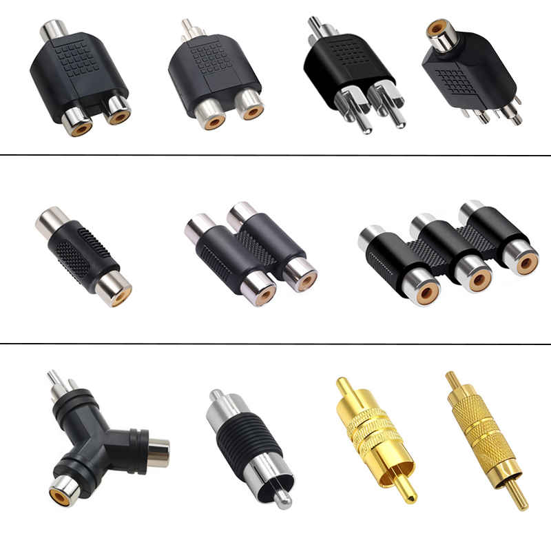 5pcs RCA Jack Female To Male P - مراجعة Audio Splitter Y وسعره