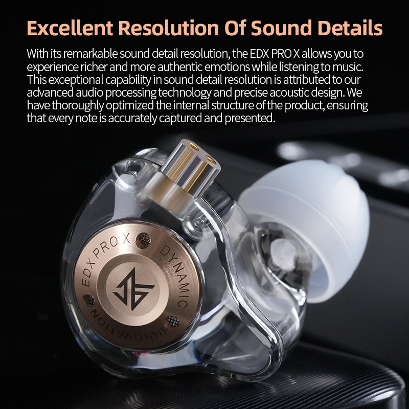 KZ EDX Pro X dynamic driving h - مراجعة Sports Earphone Hook وسعره