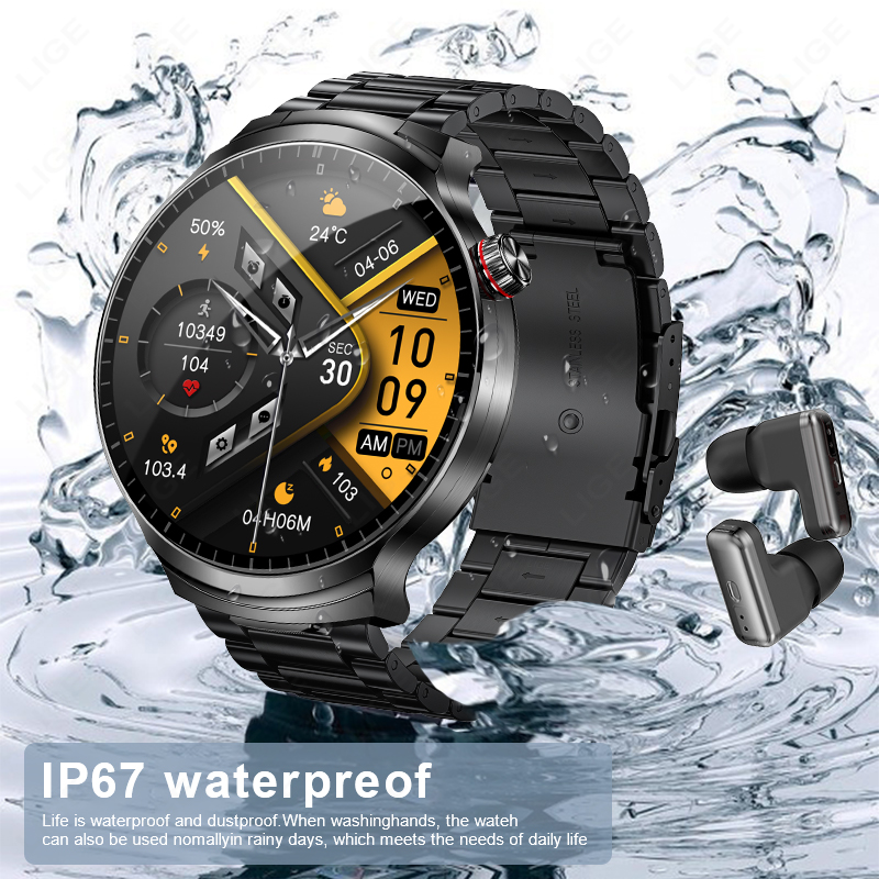 New Smart Watch BT Call Wirele - مراجعة Wireless Earbuds Tws وسعره