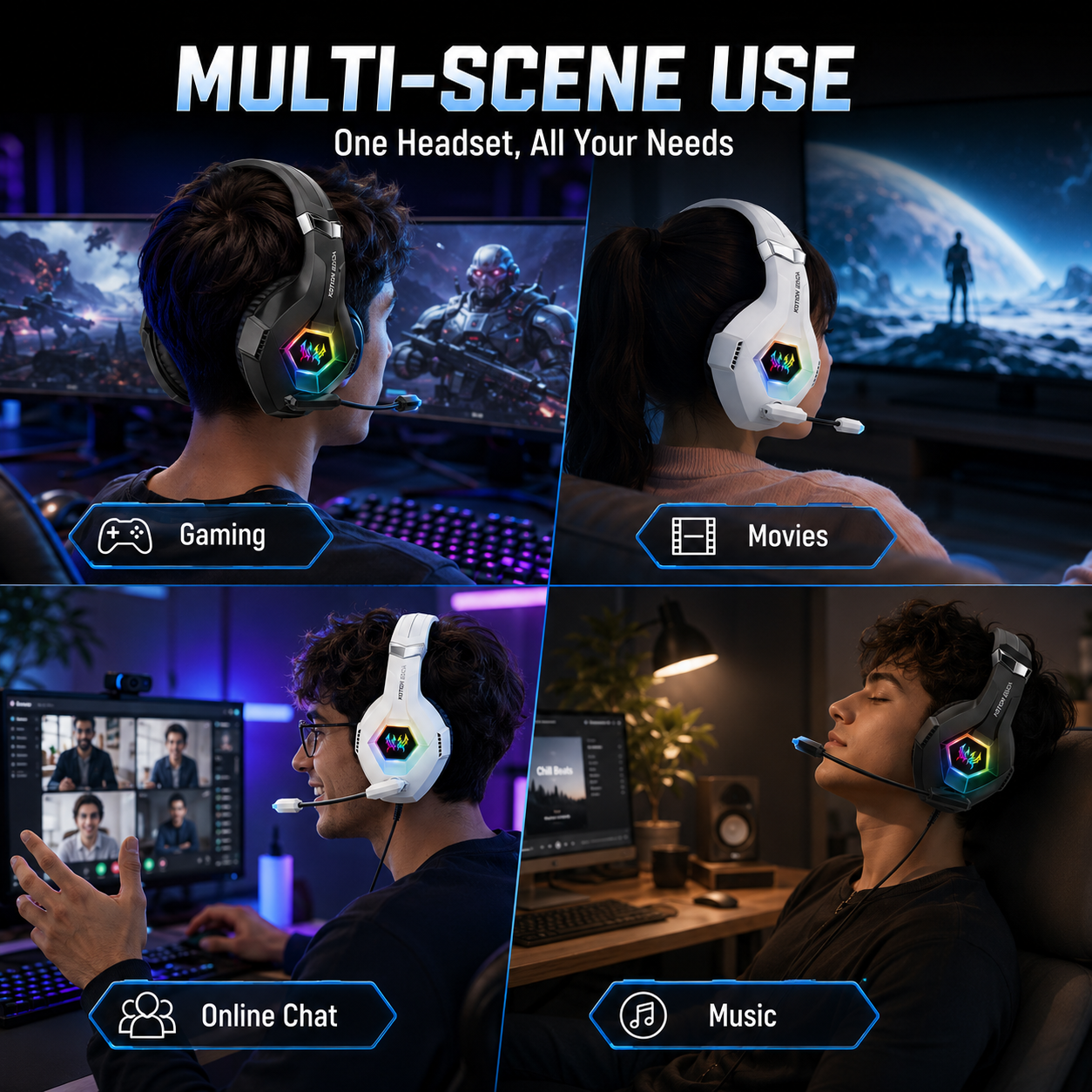 GS450 Wired Gaming Headset RGB - مراجعة Gaming Headset Rgb وسعره