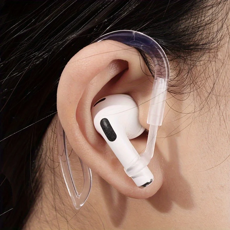 1/2pair Transparent Ear Hook F - مراجعة Sports Earphone Hook وسعره
