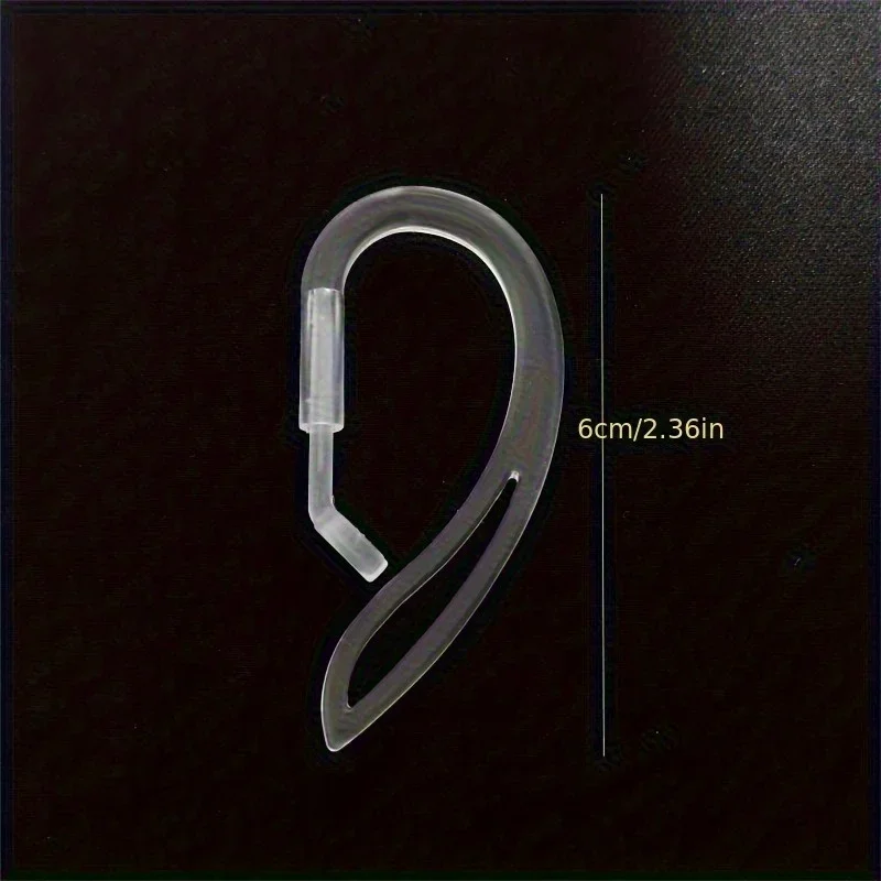 1/2pair Transparent Ear Hook F - مراجعة Sports Earphone Hook وسعره