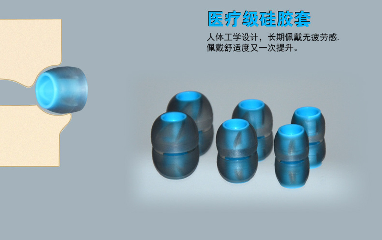 QKZ Spiral Silicone Ear Tips R - مراجعة Silicone Ear Tip Replacement وسعره