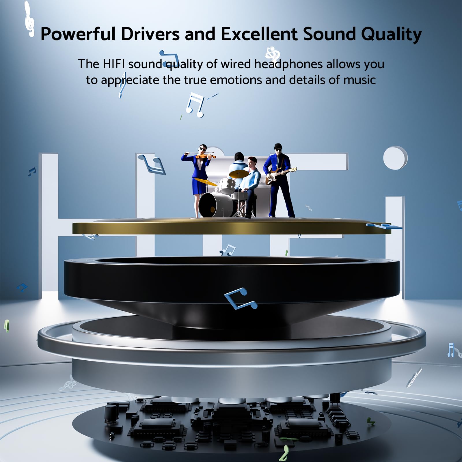 Type C 3.5mm HIFI Stereo Wired - مراجعة Audiophile Headphone Wired وسعره