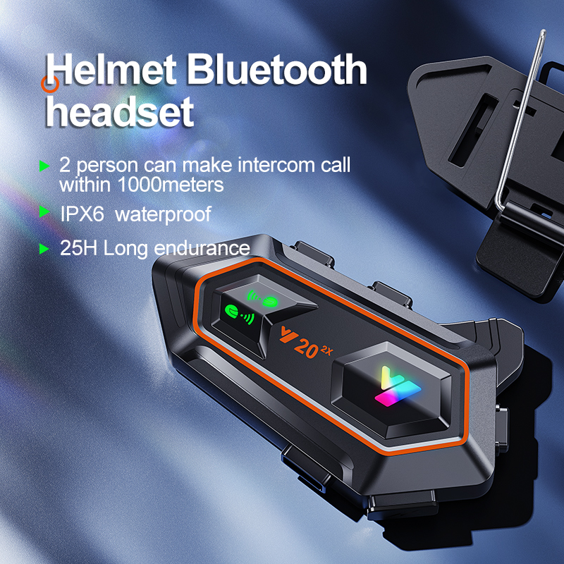 Y20 2X Motorcycle Helmet Inter - مراجعة Bluetooth Headset On Ear وسعره